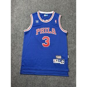 Mens Basketball Jersey Philadelphia 76ers Allen Iverson Blue, Size M